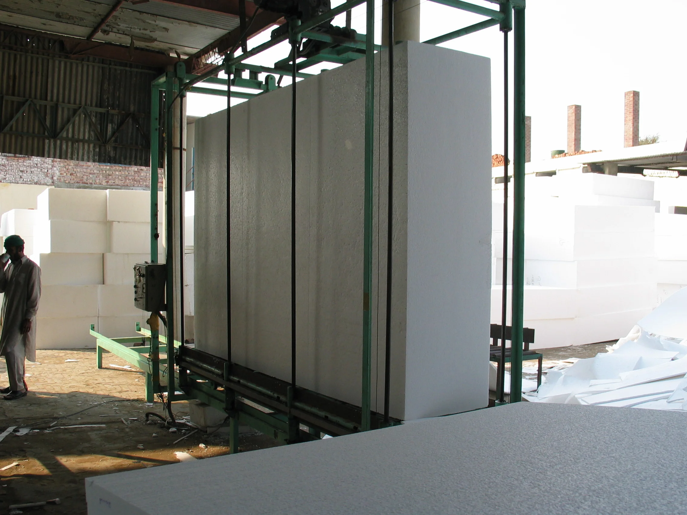 TKG EPS block cutting line, North Karachi facility