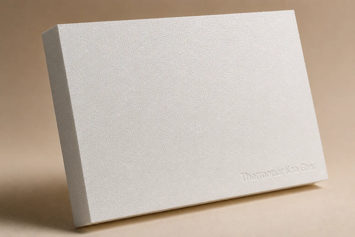 TKG Thermopor Kaa Ghar branded EPS insulation sheet